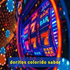 doritos colorido sabor